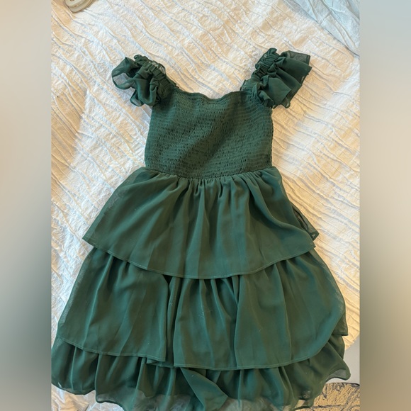 Amazon Dresses Green Ruffle Dress Poshmark